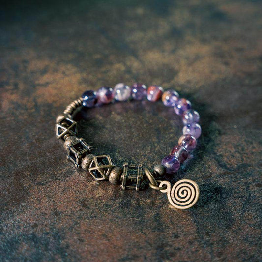 Violet Geo Spiral