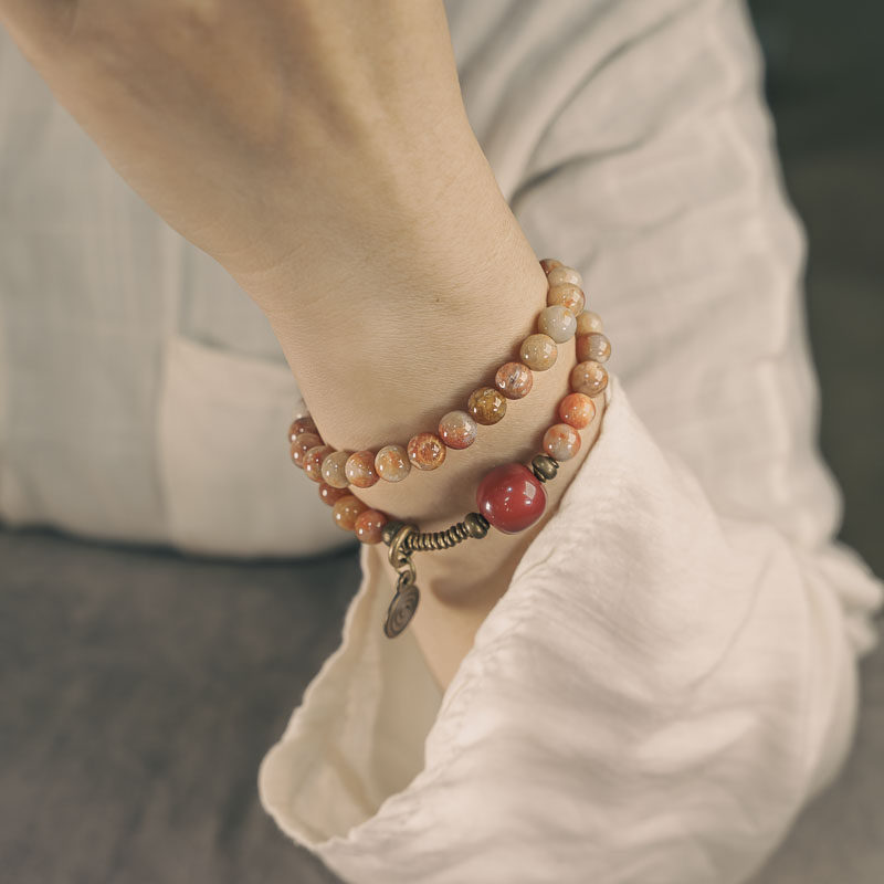 Peach Spiral Wrap
