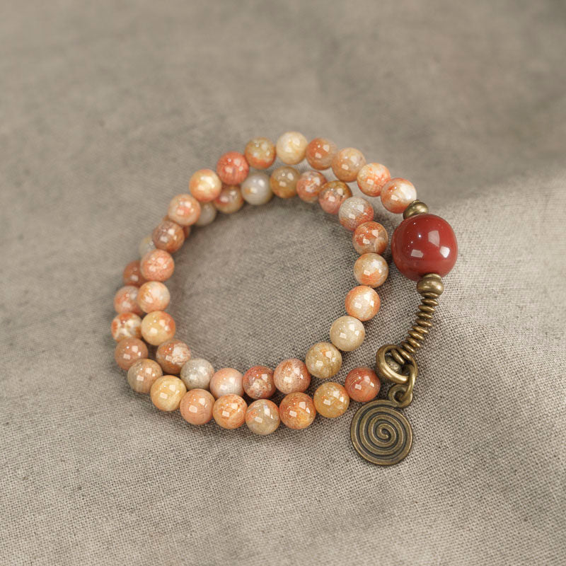 Peach Spiral Wrap