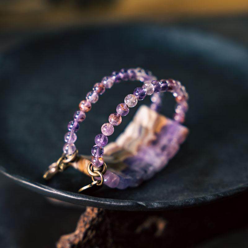 Violet Strata Spiral Wrap