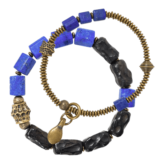 Indigo Grid Wrap