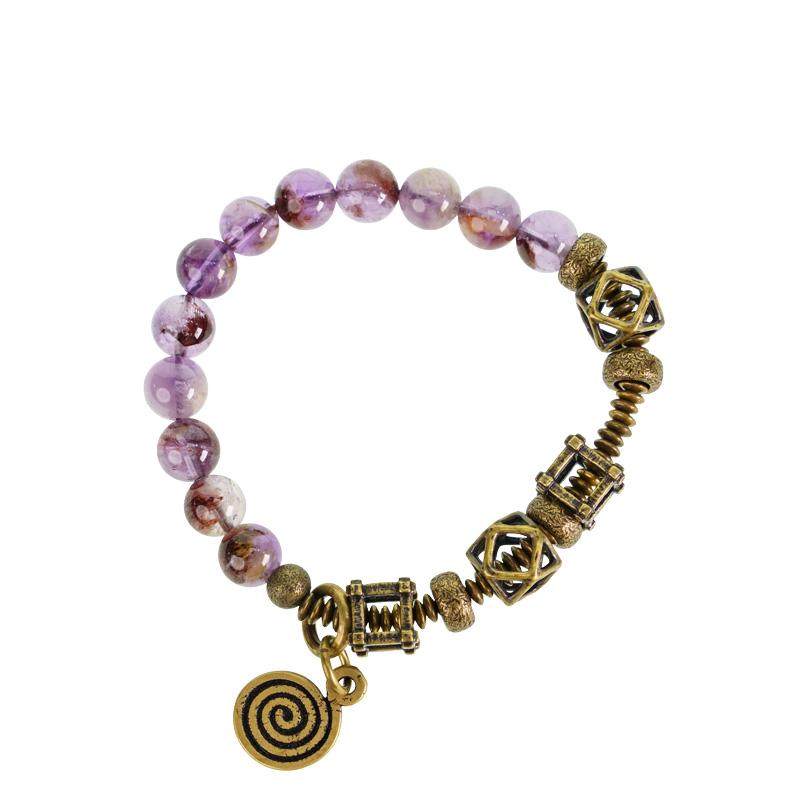 Violet Geo Spiral
