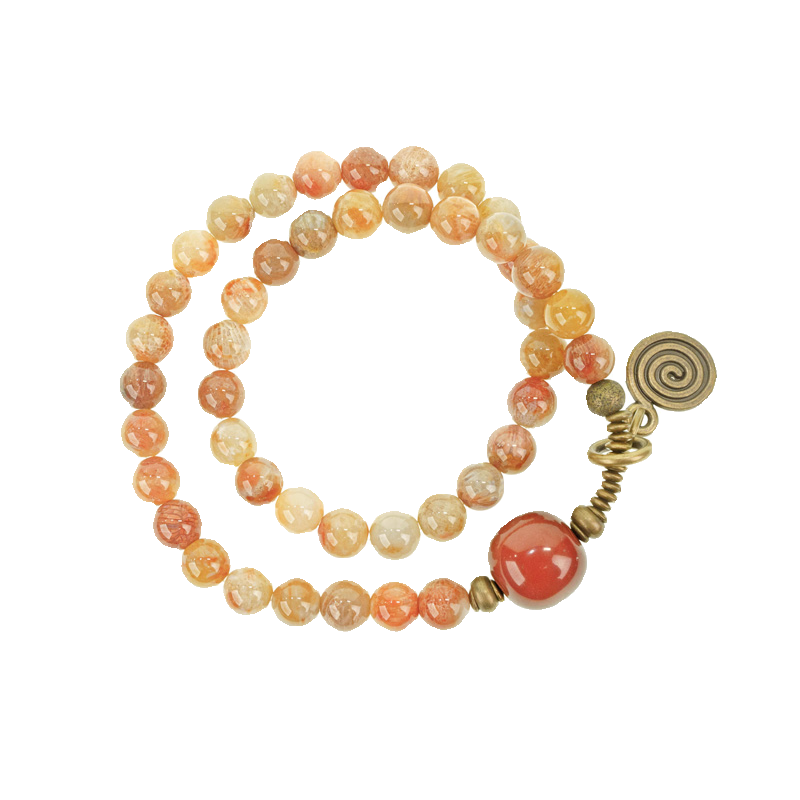 Peach Spiral Wrap
